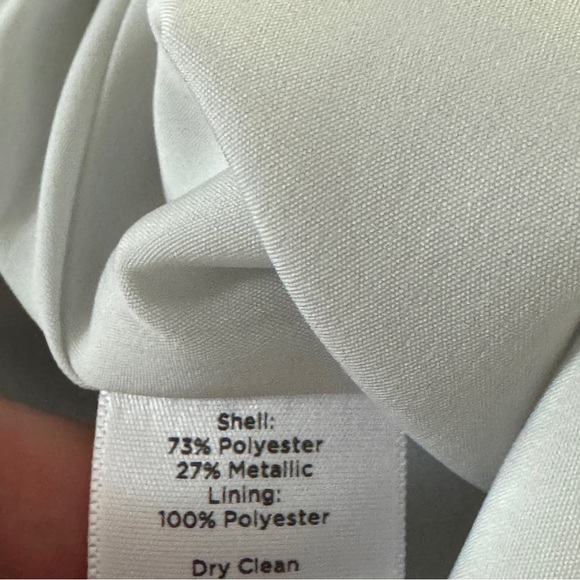 Talbots Metallic Silver Accordion Pleated Skirt Size 6 NWT - Picture 9 of 9